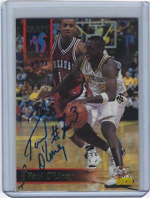 PAUL O'LINEY MISSOURI TIGERS MIZZOU 1995 SIGNATURE ROOKIES AUTO AUTOGRAPH CARD