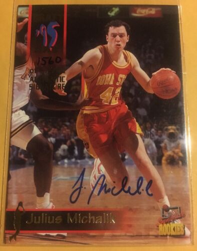 Julius Michallik Iowa State Basketball Autograph Card Signature Rookies ISU NCAA
