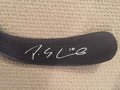 Patrick Sharp Signed Full Size Heritage Hockey Stick (JSA COA)