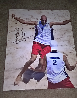 PHIL DALHAUSSER BEACH VOLLEYBALL HAND SIGNED COLOR 8X10 PHOTO