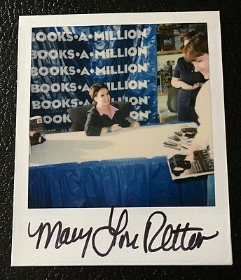 Mary Lou Retton Signed Polaroid Original Photo Snapshot Book Signing Autograph