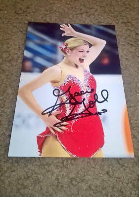 GRACIE GOLD USA ICE SKATING HAND SIGNED COLOR 4X6 PHOTO