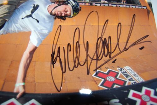 Bucky Lasek signed in person 8x10 with exact proof ESPN X GAMES