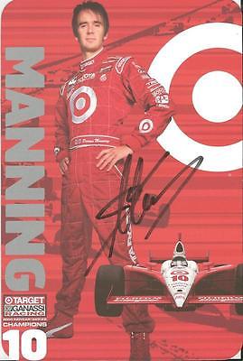 Darren Manning Signed 6x9 Photo Target Racing