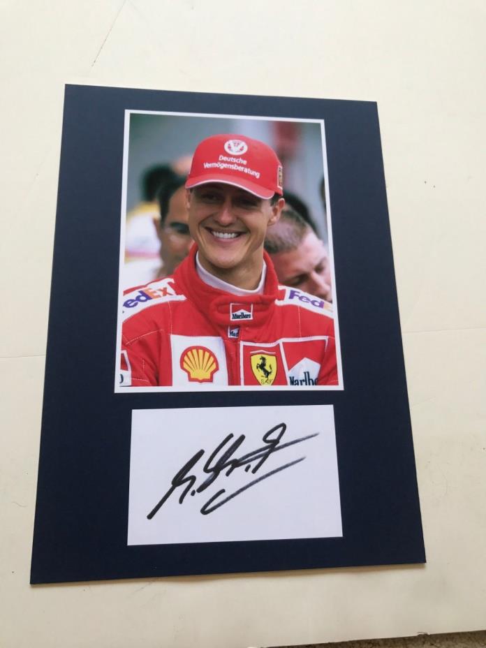 Michael Schumacher signed PHOTO