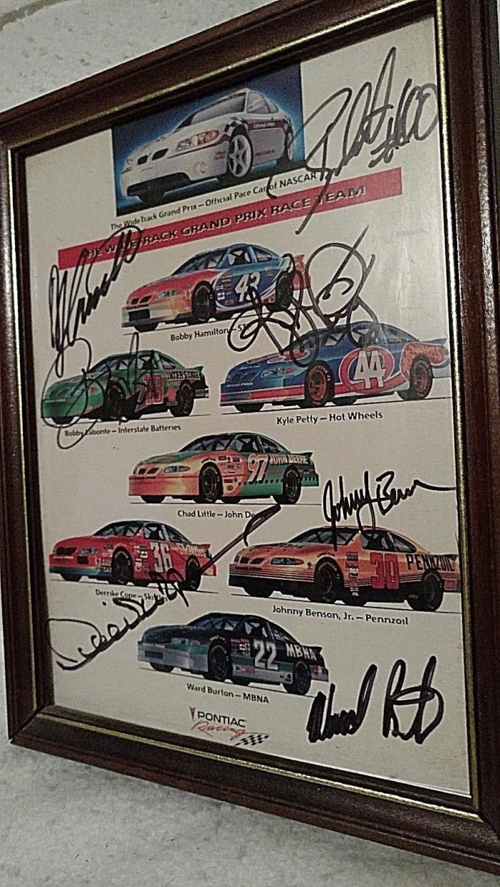 WIDETRACK GRAND PRIX-OFFICIAL PACE CAR of NASCAR-VINTAGE Racing w/Autographs