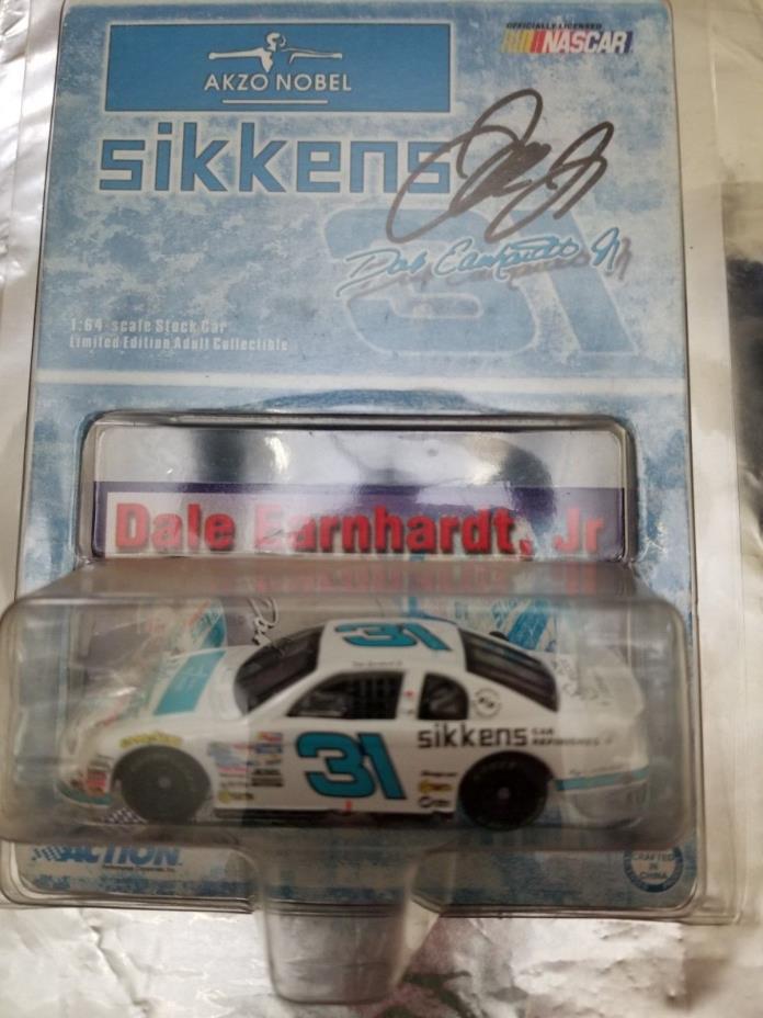 SIGNED 1999  EARNHARDT JR #3 AC DELCO & 1997  #31 SIKKENS WHITE 1/64TH