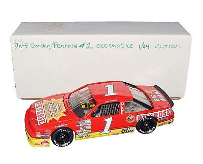 AUTOGRAPHED 1991 Jeff Gordon #1 Penrose FIRE CRACKER HOT SAUSAGE Custom 1/24 Car