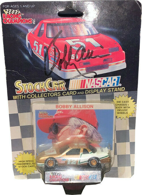 Bobby Allison signed #12 Racing Champions 1991 NASCAR 1:64 Scale Die Cast Car