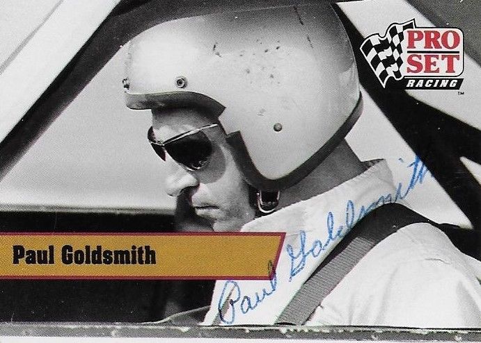 PAUL GOLDSMITH AUTOGRAPHED 1991 PRO SET RACING NASCAR PHOTO TRADING CARD #L33