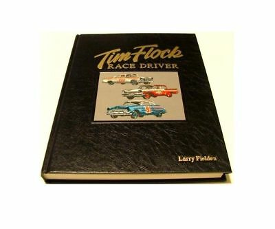 Tim Flock Race Driver Signed Book Early NASCAR History, Fielden