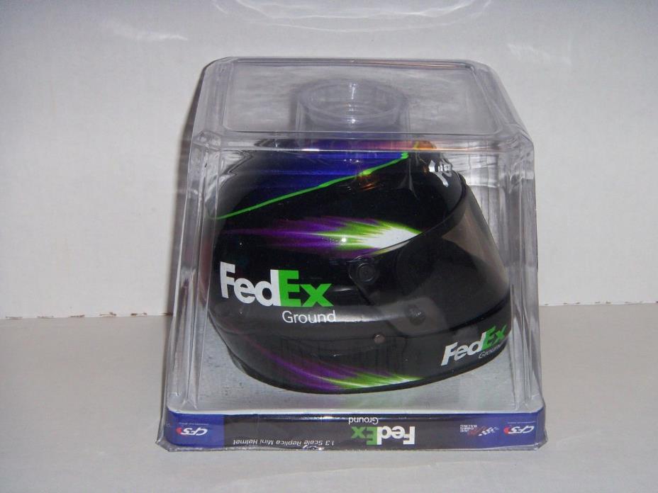 ** NASCAR Denny Hamlin Fed Ex Ground Mini Helmet **