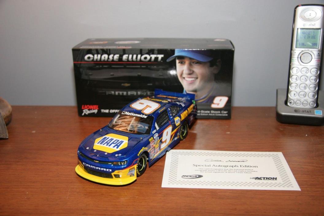 Chase Elliott autographed Diecast