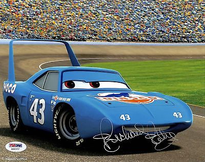 NASCAR Richard Petty CARS Authentic Signed 8x10 Photo PSA/DNA #AA81117