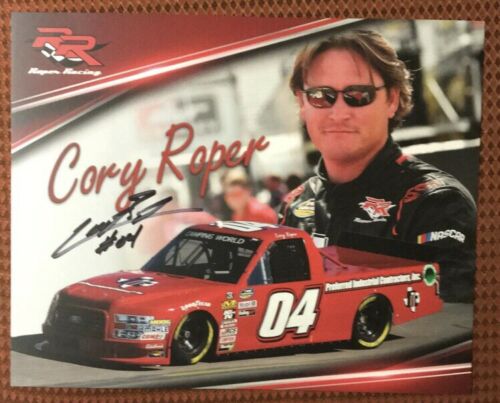 Cory Roper #04 Ford Signed Autographed Nascar Racing Postcard Truck Series Hero