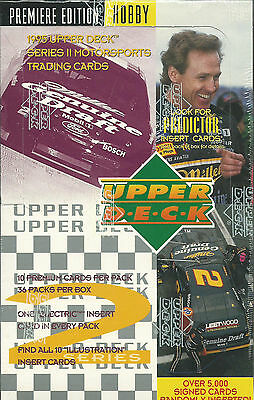 1995 Upper Deck Motorsport Series 2 Factory Sealed Box  (RARE)