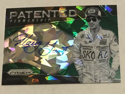 2018 Prizm Racing Harry Gant Pantented Penmanship Auto /99 Green Crystals NASCAR