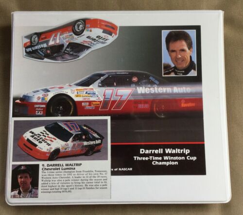 Huge lot of About 210 Darrell Waltrip NASCAR Trading Cards In Album