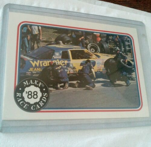 1988 Maxx Dale Earnhardt Sr #38 Wrangler Chevy Monte Carlo Charlotte Card NASCAR