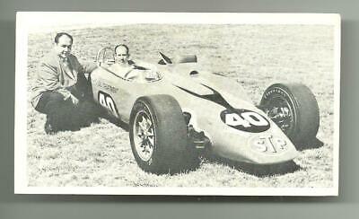 Vintage 1970 Fleer Dragstrips Parnelli Jones w/Andy Granatelli Race Card G Rare
