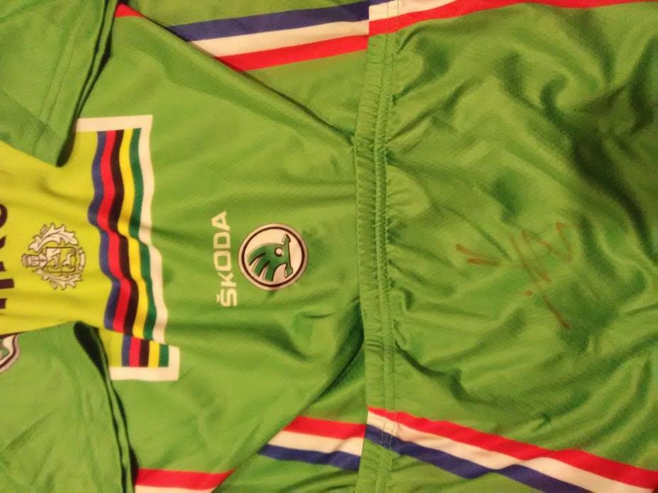 Le Tour De France green jersey Autographed by Peter Sagan