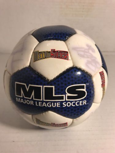 2004 METROSTARS AUTOGRAPHED SOCCER BALL-  19 AUTOGRAPHS; MICHAEL BRADLEY, ETC