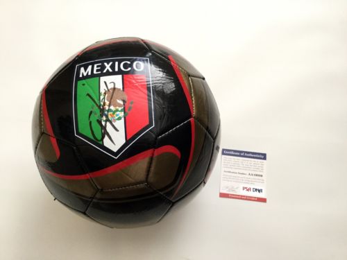 Javier Chicharito Hernandez Signed Team Mexico Soccer Ball PSA DNA COA PROOF a