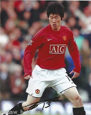 Manchester United Park Ji-Sung Autographed Signed 8x10 Photo COA