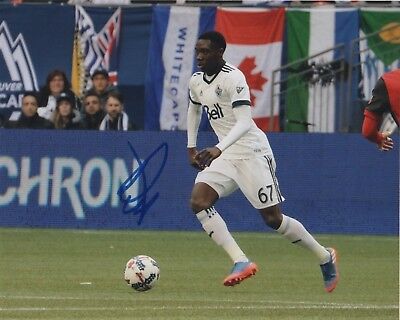 Vancouver Whitecaps Alphonso Davies Autographed Signed 8x10 MLS Photo COA