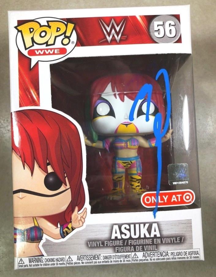 WWE ASUKA  Signed Funko Pop Vinyl Figure Target Exclusive