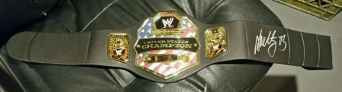 Shelton Benjamin Signed WWE United States Champion Foam Toy Replica Belt
