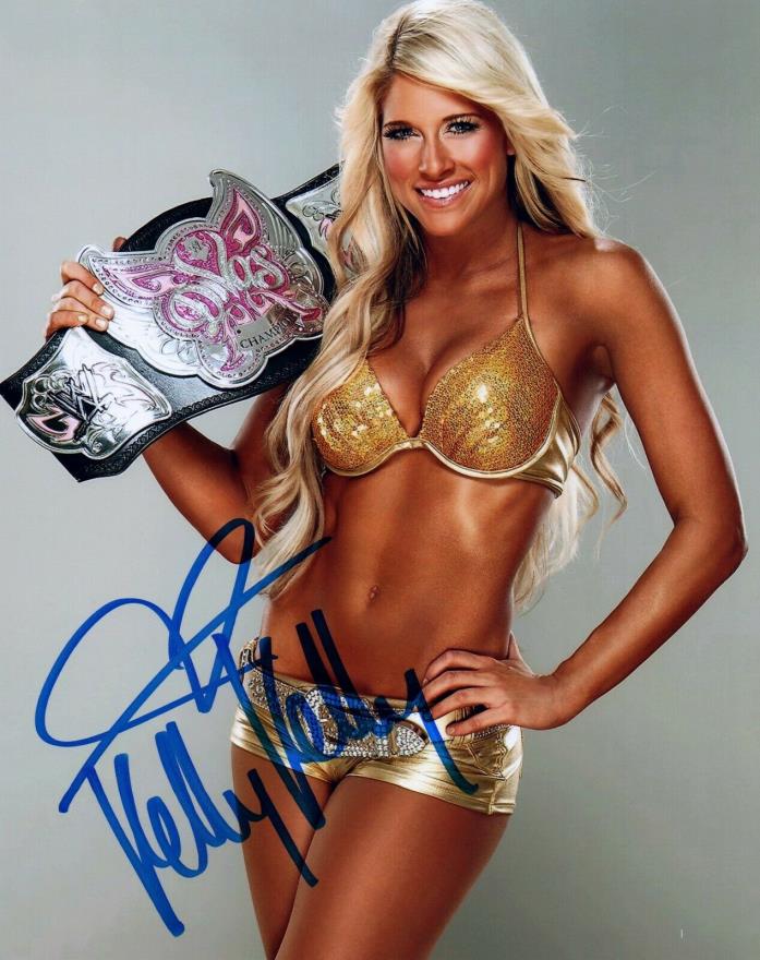KELLY KELLY Autograph Signed 8X10 PHOTO #98 FORMER WWE DIVA  ECW MAXIM WAGS