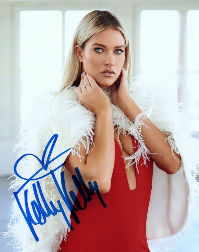 KELLY KELLY Autograph Signed 8X10 PHOTO #97 FORMER WWE DIVA  ECW MAXIM WAGS