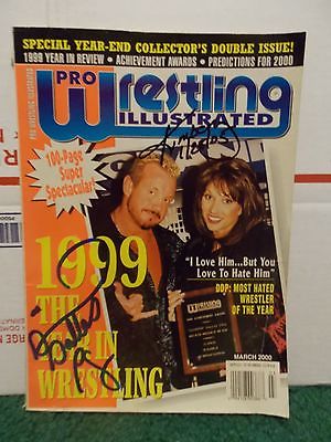 Signed DDP & Kimberly PWI Magazine March 2000 Autographed WWE WWF WCW