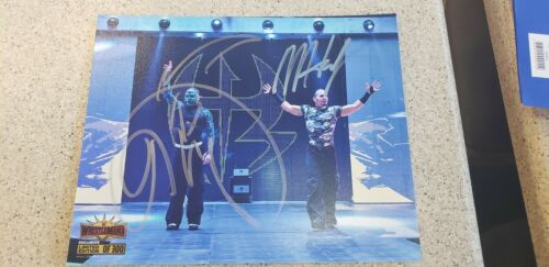 WWE Matt & Jeff Hardy Boyz WrestleMania 35 Autographed Picture Limited Edition