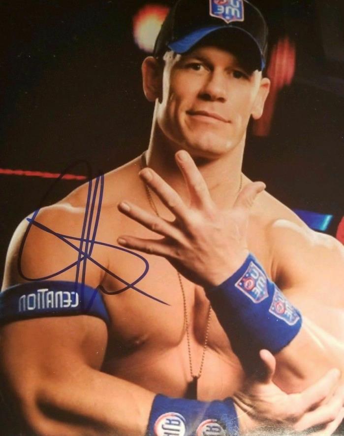 John Cena WWE Autographed Signed 8x10 Photo REPRINT