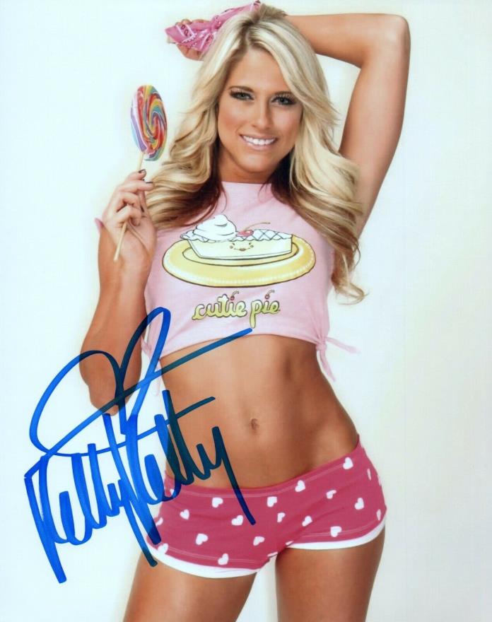 KELLY KELLY Autograph Signed 8X10 PHOTO #87 FORMER WWE DIVA  ECW MAXIM WAGS