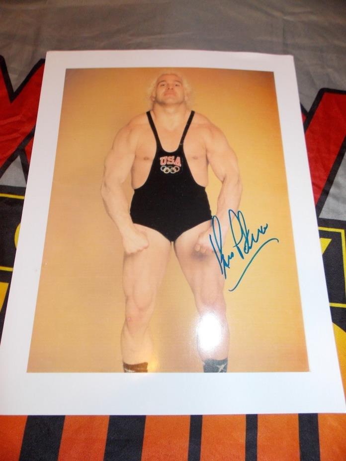 Signed Ken Patera 8x10 Promo Photo WWE WCW NWA WWF AWA  Autograph