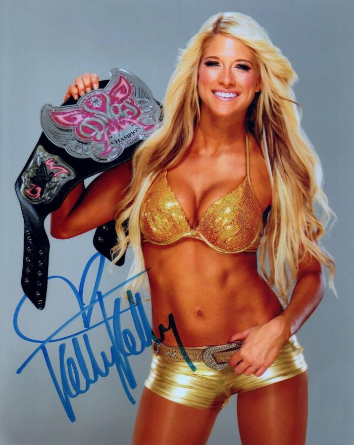 KELLY KELLY Autograph Signed 8X10 PHOTO #28 FORMER WWE DIVA  ECW MAXIM