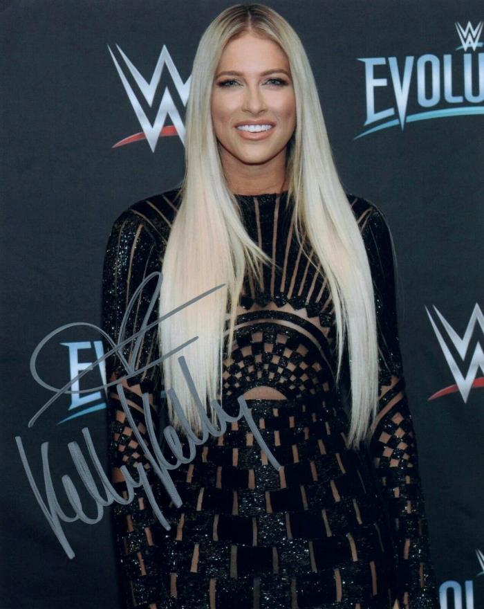 KELLY KELLY Autograph Signed 8X10 PHOTO #42 FORMER WWE DIVA  ECW MAXIM
