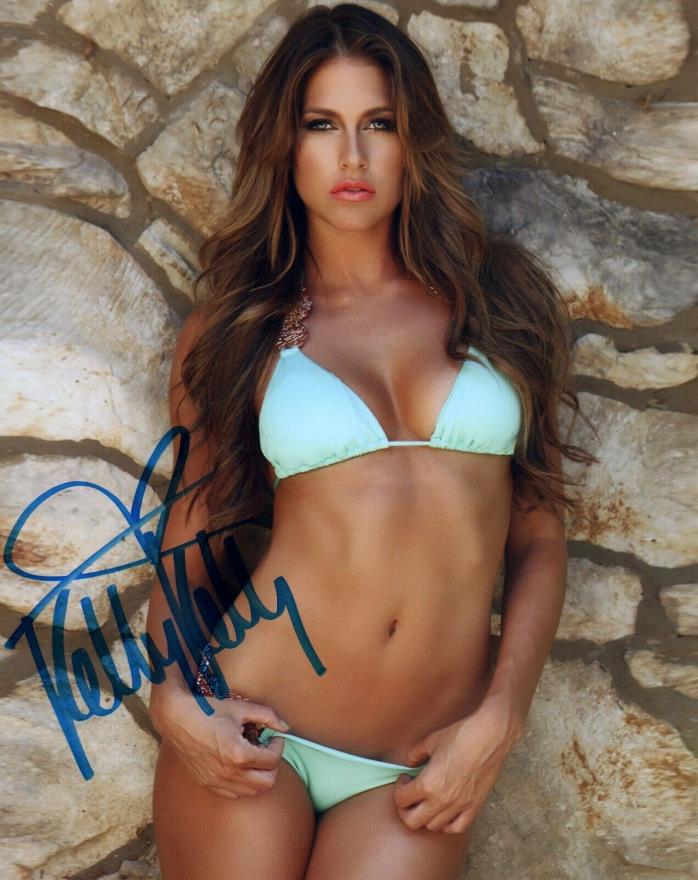 KELLY KELLY Autograph Signed 8X10 PHOTO #29 FORMER WWE DIVA  ECW MAXIM
