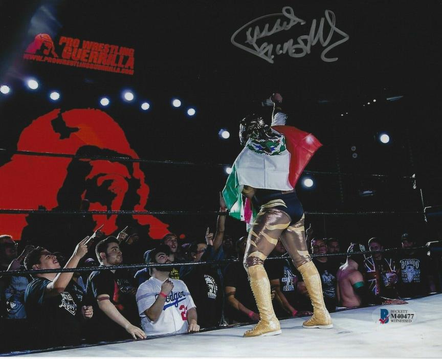 Puma King Signed 8x10 Photo BAS Beckett COA CMLL Lucha Libre Wrestling Picture E