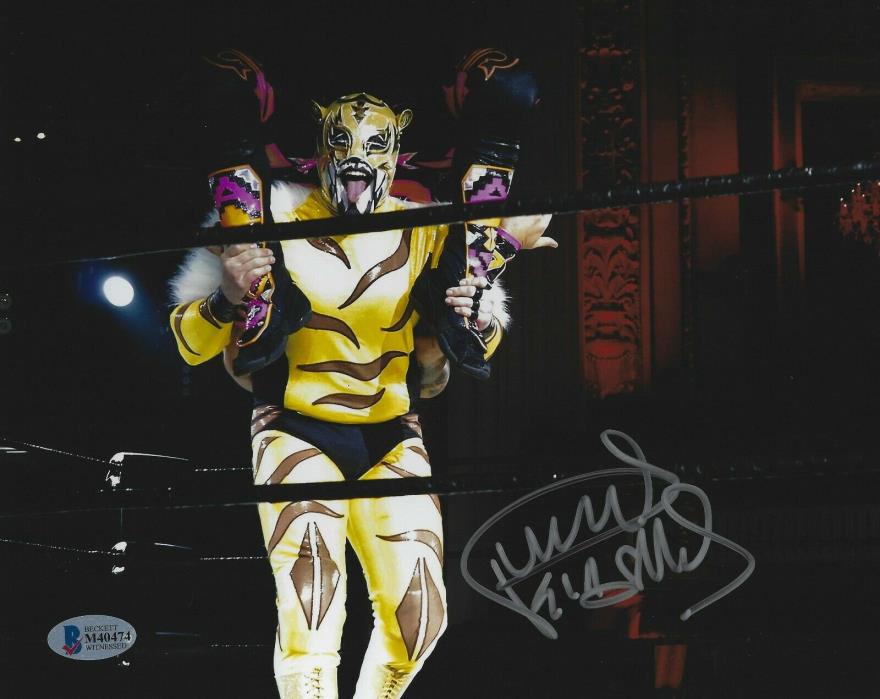 Puma King Signed 8x10 Photo BAS Beckett COA CMLL Lucha Libre Wrestling Picture B