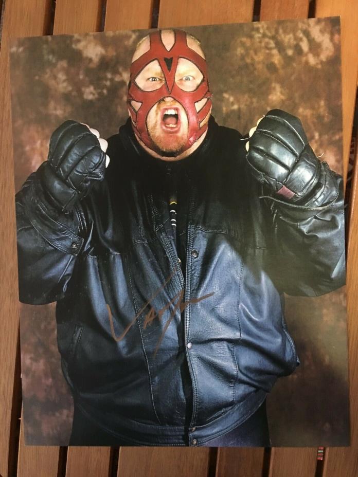 Vader Autographed 11x14 Poster Bundle (T-Shirt, Bonus) WWE WCW NJPW WWF