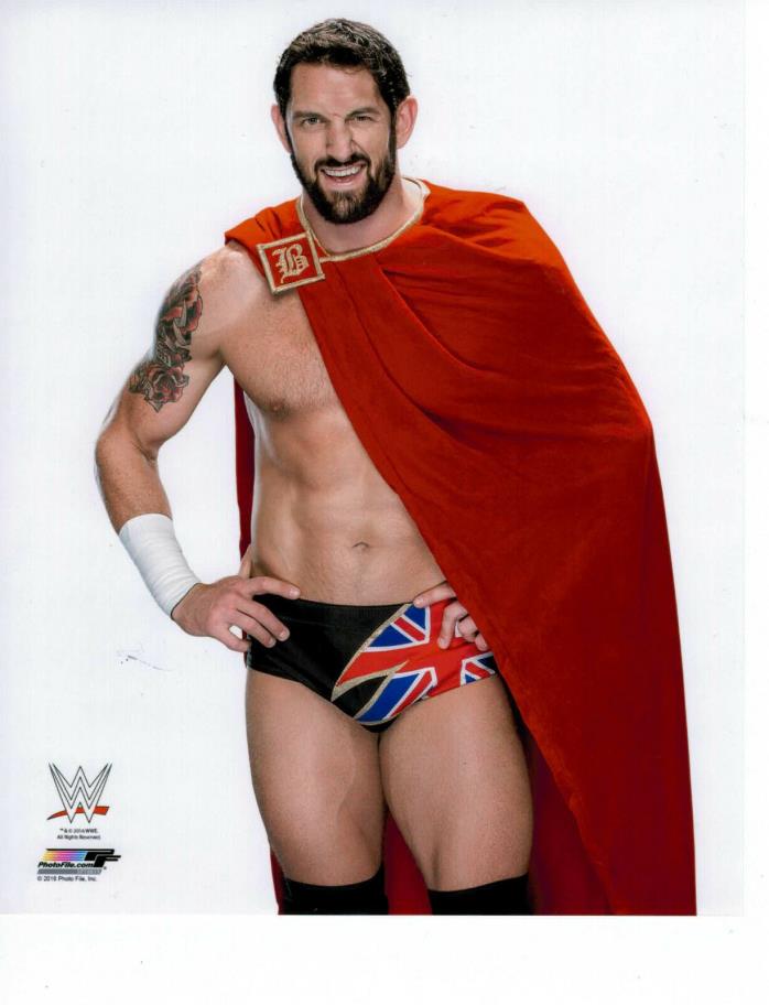 WADE BARRETT UNSIGNED 8x10 Official Photo file WWE WWF Wrestling OUT OF PRINT