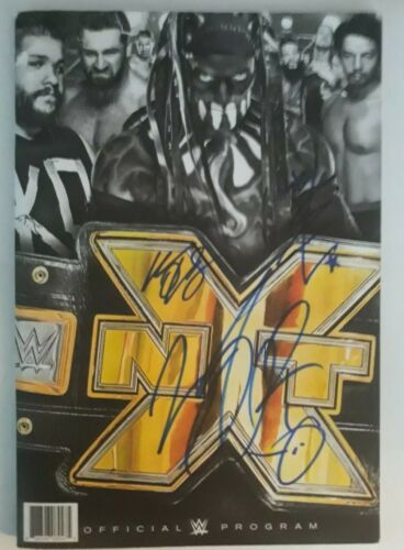 Becky Lynch, Finn Balor, Kevin Owens and Bayley Autographed NXT Program WWE