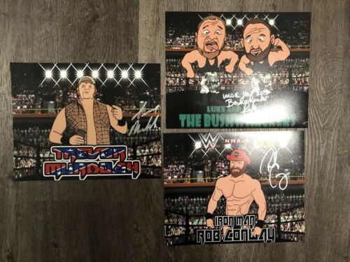 Wwe Autographed Lot
