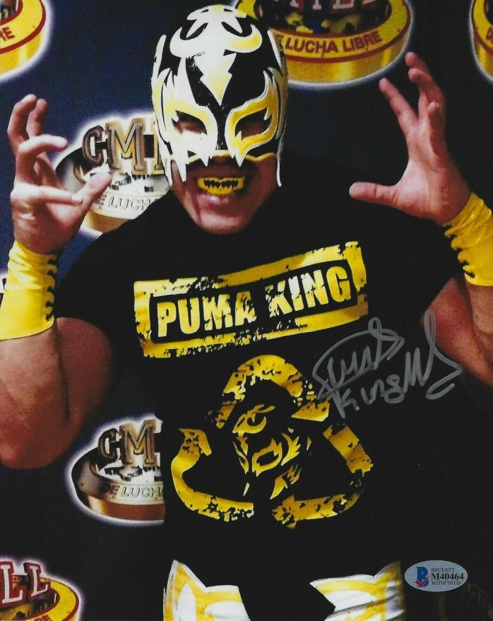 Puma King Signed 8x10 Photo BAS Beckett COA CMLL Lucha Libre Wrestling Picture 6