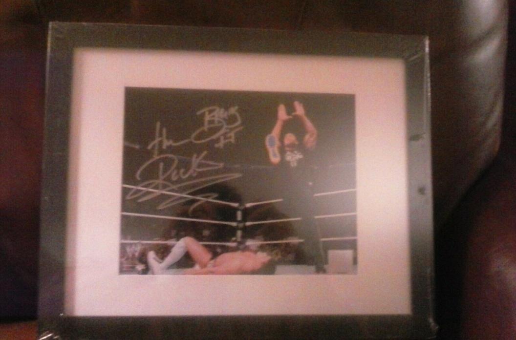 WWE The Rock  AUTOGRAPHED MATTED & FRAMED 8x10 PHOTO  COA