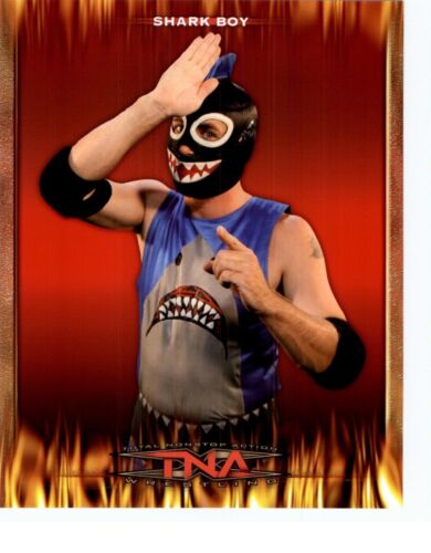 SHARK BOY TNA IMPACT WRESTLING ORIGINAL 8x10 PROMO UNSIGNED VERY RARE FIRE